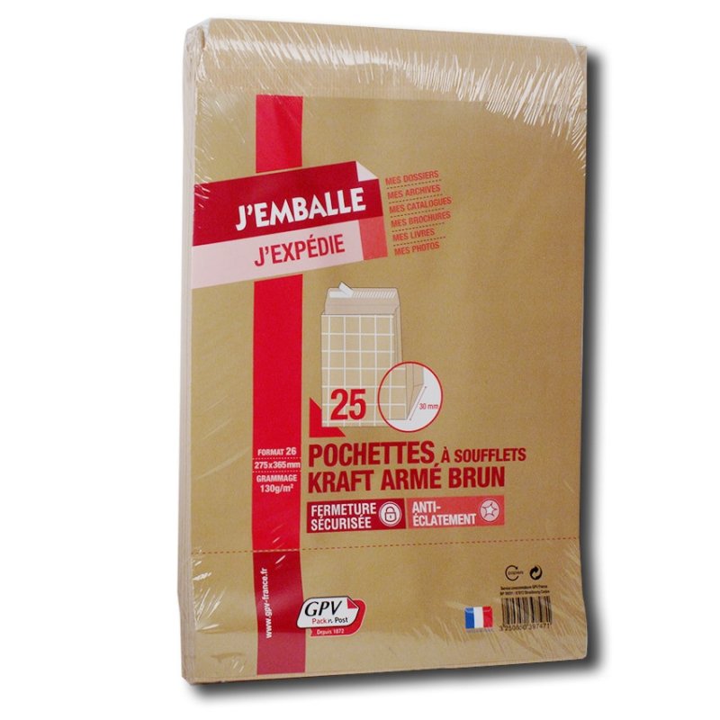 GPV France 39747 envelope Brown 25 pc(s)