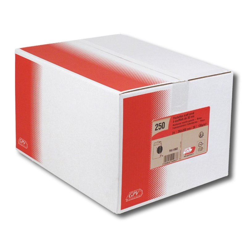 GPV France 4983 envelope Brown 250 pc(s)