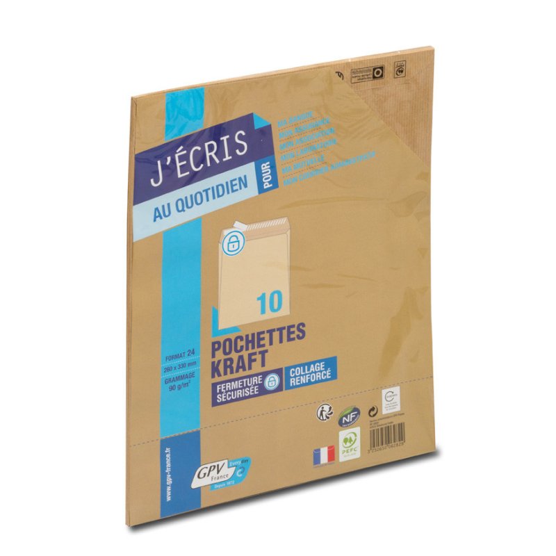 GPV France 6282 enveloppe Marron 10 pièce(s)