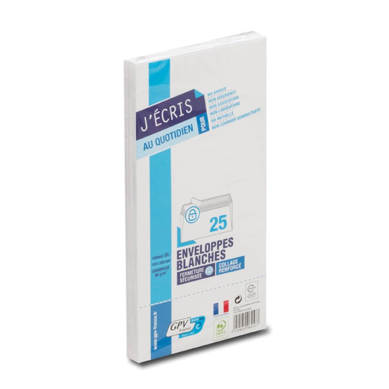 GPV France 6257 envelope DL (110 x 220 mm) White 25 pc(s)