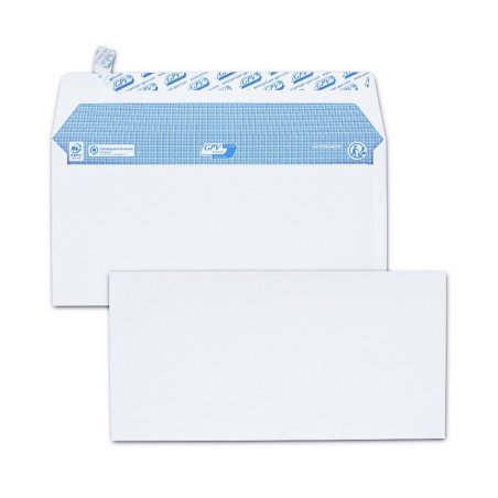 GPV Enveloppes, DL, 110 x 220 mm, sans fenêtre, blanc