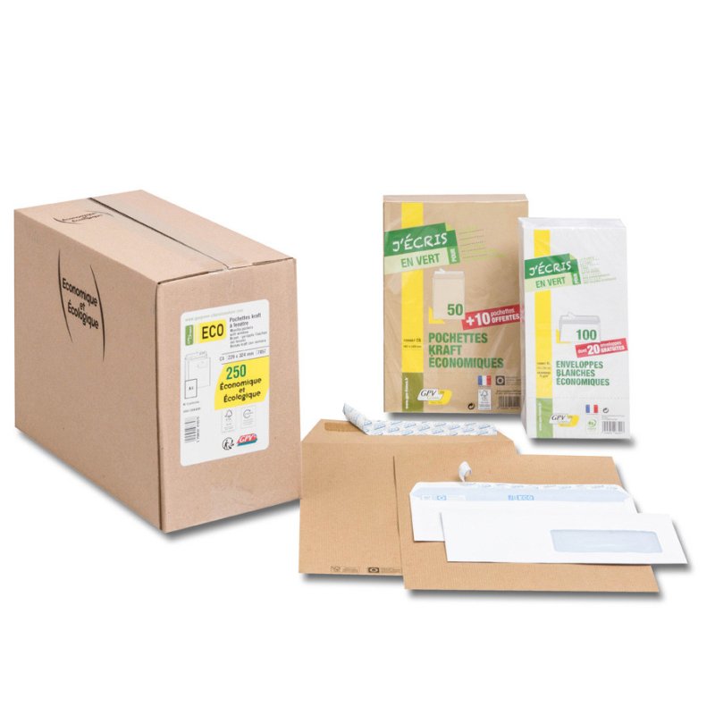 GPV France 509 envelope C4 (229 x 324 mm) Brown 250 pc(s)