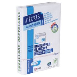 GPV Enveloppes, C6, 114 x 162 mm, sans fenêtre, blanc