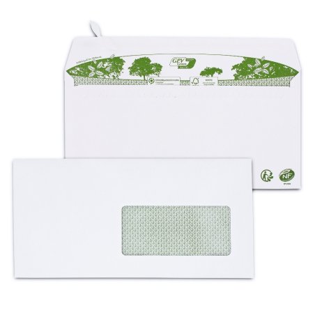 GPV France 3302 enveloppe DL (110 x 220 mm) Blanc 200 pièce(s)