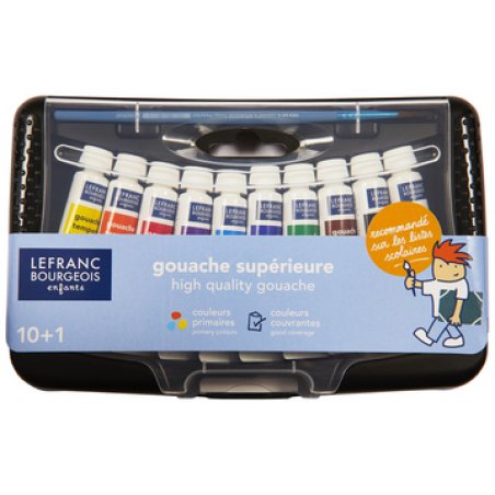 LEFRANC BOURGEOIS Gouache en tube College Box, 10 tubes