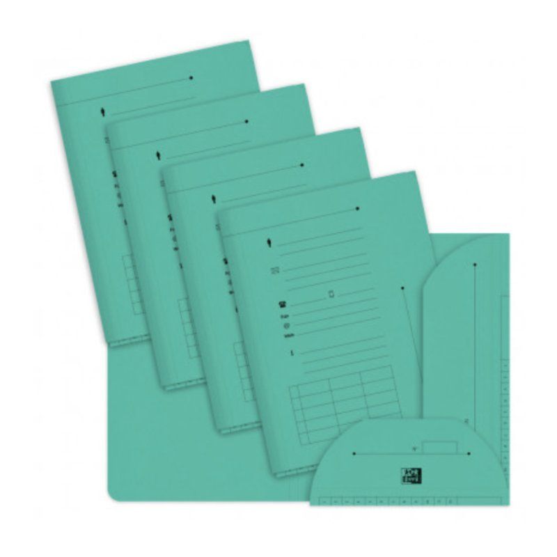 Oxford 100090074 folder Blue, Orange, Pink, Yellow A4