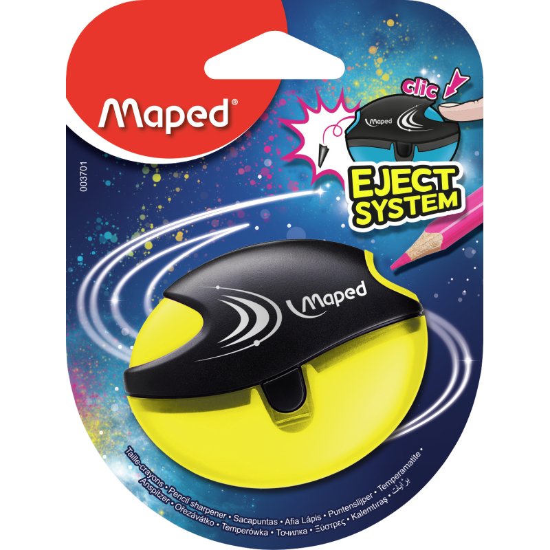 Maped Galactic Manual pencil sharpener Blue, Pink, Yellow