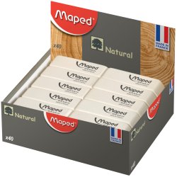 Maped M010013 gomme à effacer Plastique 40 pièce(s)
