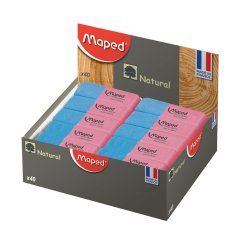 Maped M010033 eraser Rubber Blue, Pink 40 pc(s)