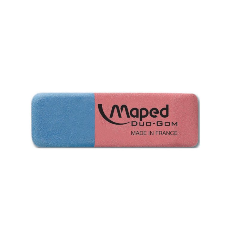 Maped M010033 gomme à effacer Caoutchouc Bleu, Rose 40 pièce(s)