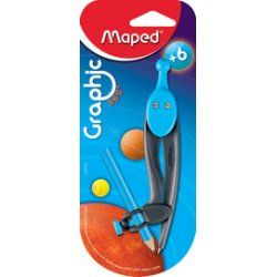 Maped Compas Graphic 360 degrés, avec bague universelle