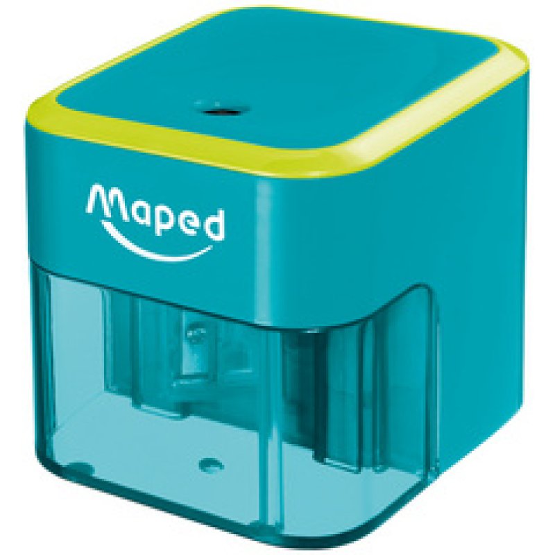 Maped Taille-crayon électrique, turquoise/vert pomme