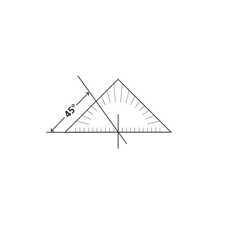 Maped M028700 Triangle 45° 10 pièce(s)