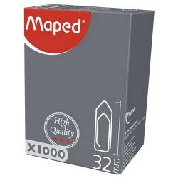 Maped Attache-lettres, galvanisées, 32 mm, grand paquet