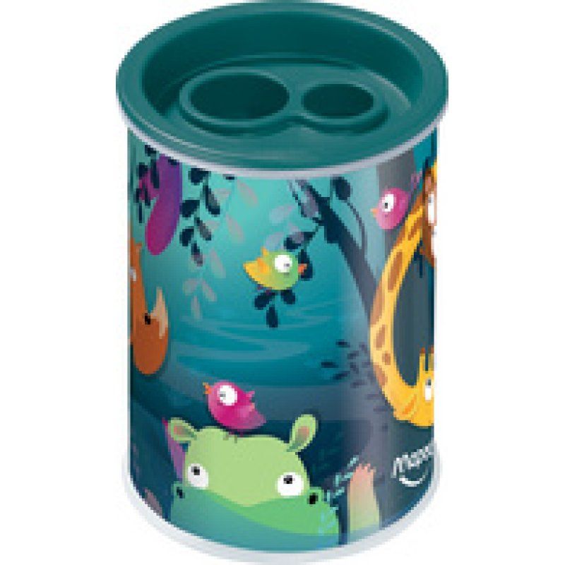 Maped Taille-crayon 2 trous JUNGLE fever, en métal, blister