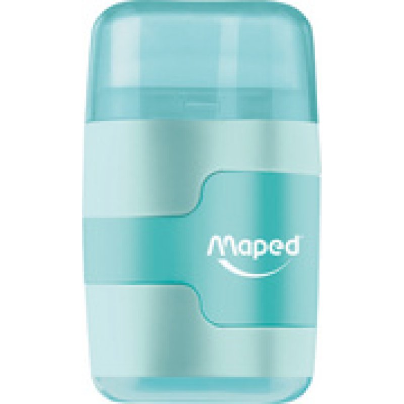 Maped Duo taille-crayons-gomme Connect Duo PASTEL, assorti