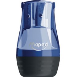 Maped Taille-crayon 2 trous TONIC Metal, bleu/noir