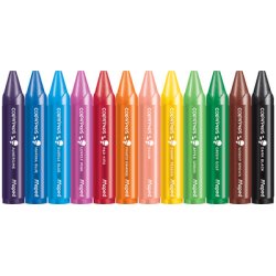 Maped CRAYONS CIRE JUMBO COLOR PEPS X12 BTE CARTON