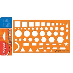 Maped Gabarit NORMOGRAPHE TECHNIC, orange
