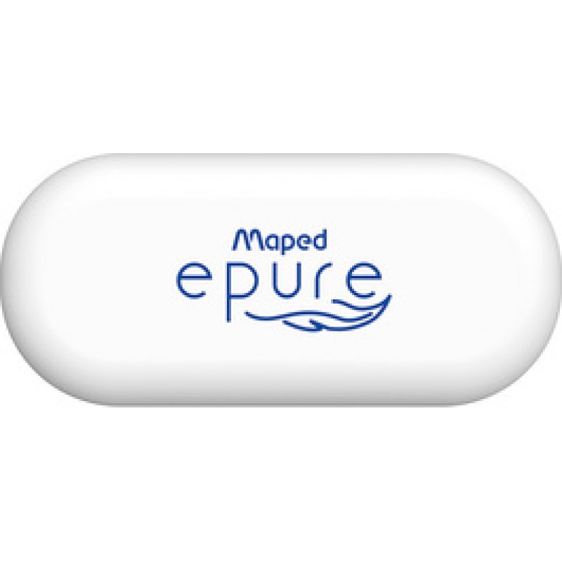 Maped Gomme plastique Epure, ovale, blanc