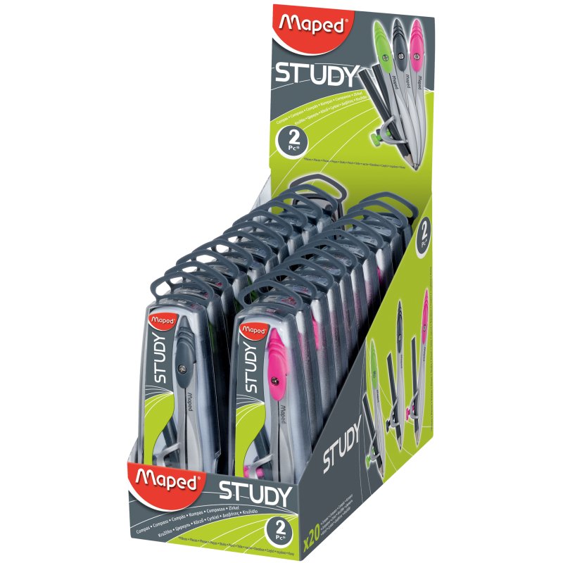 Maped Coffret compas Study, incl. bague universelle