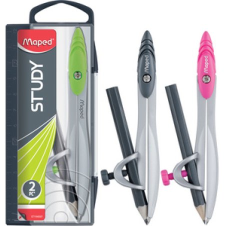 Maped Coffret compas Study, assorti