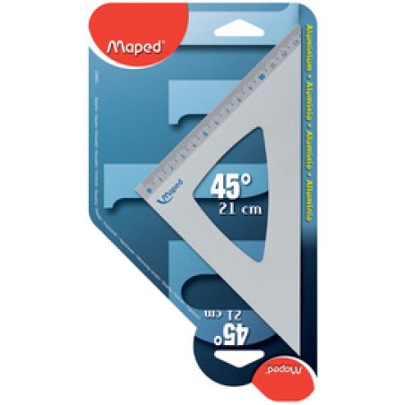 Maped Equerre 45 degrés, en aluminium
