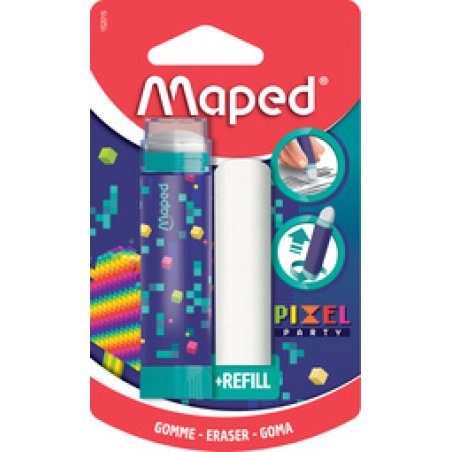 Maped Gomme PIXEL PARTY gomme de rechange, blister