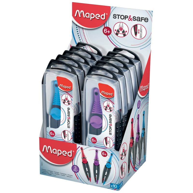 Maped 192511 5 Bleu, Violet, Rouge 10 pièce(s)