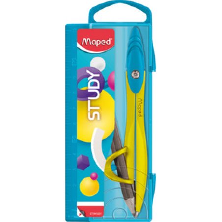 Maped Coffret compas STUDY FANCY, 2 pièces, assorti