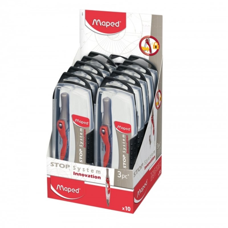 Maped M196310 Grey, Red 10 pc(s)