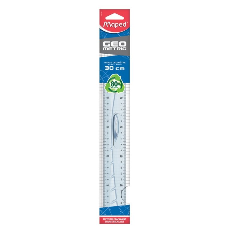Maped 242130 2 Règle de contraction 30 mm Plastique