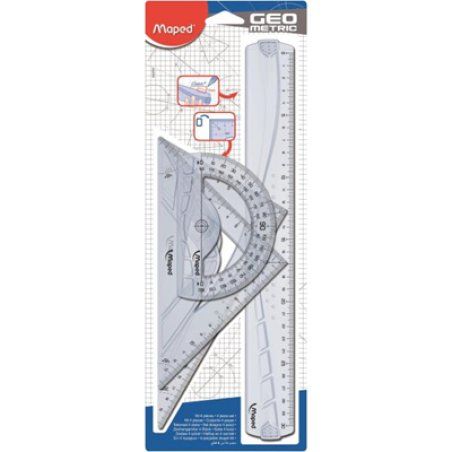 Maped Maxi ruler set 4 pc(s) Plastic
