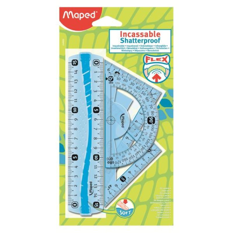 Maped Flex ruler set 4 pc(s) Plastic