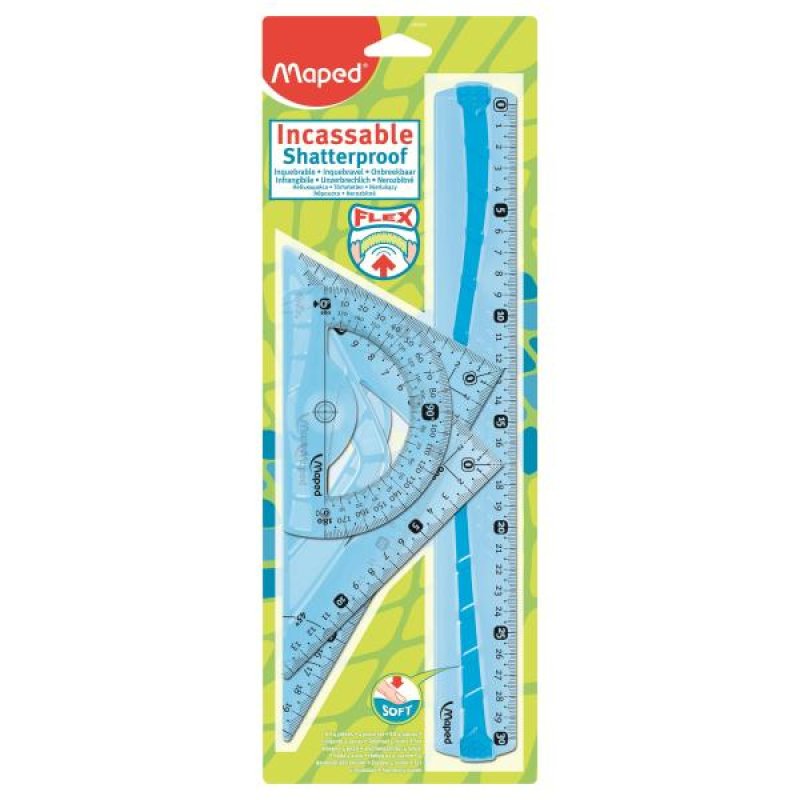 Maped Flex ruler set 4 pc(s) Plastic