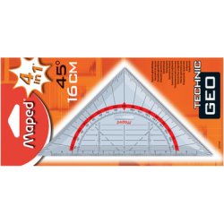 Maped Équerre geométrique Technic, hypoténuse: 160 mm