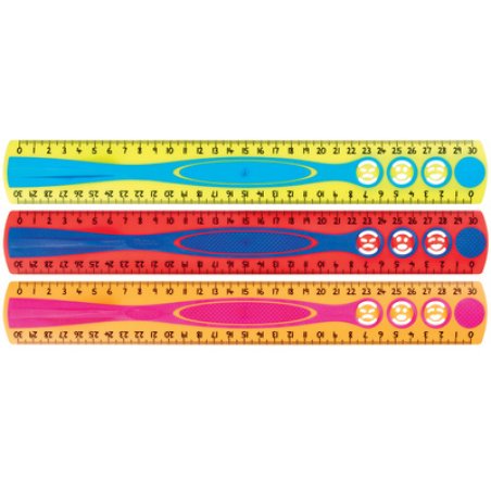 Maped Règle plate Kidy Grip, 200 mm, en plastique