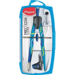 Maped Coffret compas PRECISION SYSTEM FANCY, 3 pièces