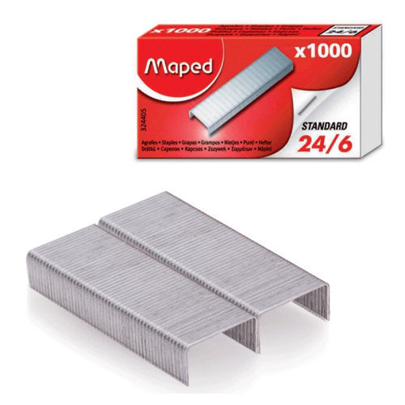 Maped 324405 agrafe Pack d'agrafes 1000 agrafes