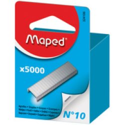 Maped Agrafes 19 1/4, 6 mm, zinguées, grand paquet