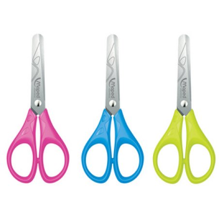 Maped Ciseaux Essentials, rond, longueur: 130 mm