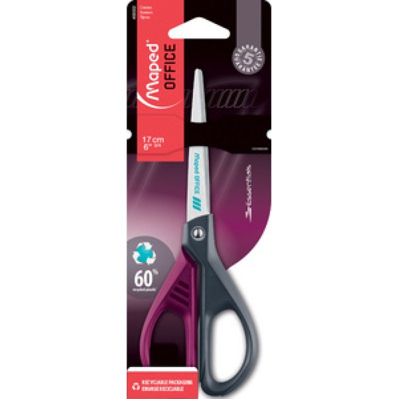 Maped Ciseaux décorés ESSENTIALS GREEN, ronds, 170 mm