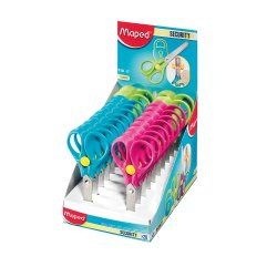 Maped Schere Security 13cm fbg.sort. Universal Straight cut Multicolour