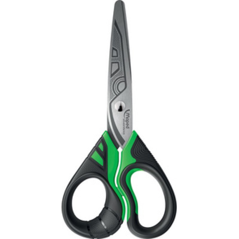 Maped Ciseaux Sensoft 3D Fluo, rond, longueur: 135 mm