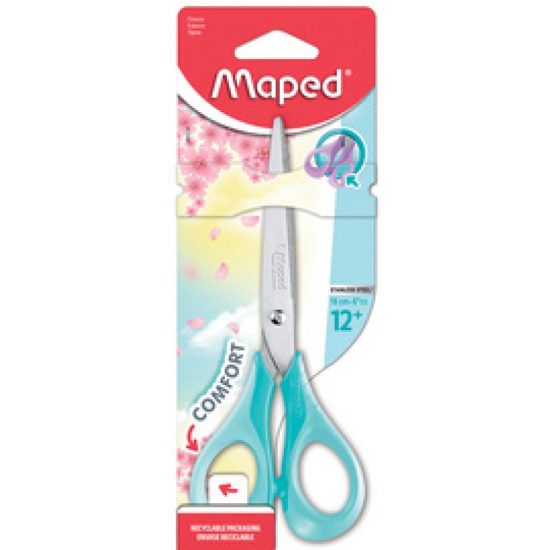 Maped 486214 ciseaux à bouts ronds Ciseaux pour loisirs créatifs Multicolore