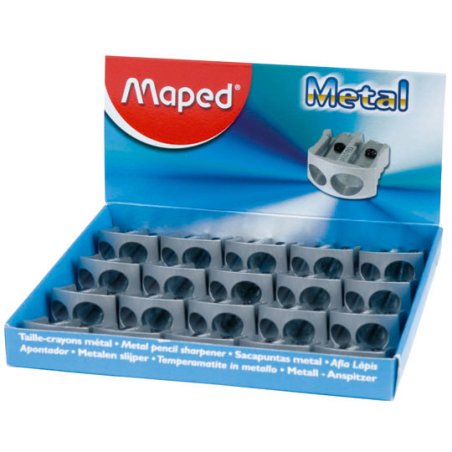 Maped Double taille-crayon Classic, en métal