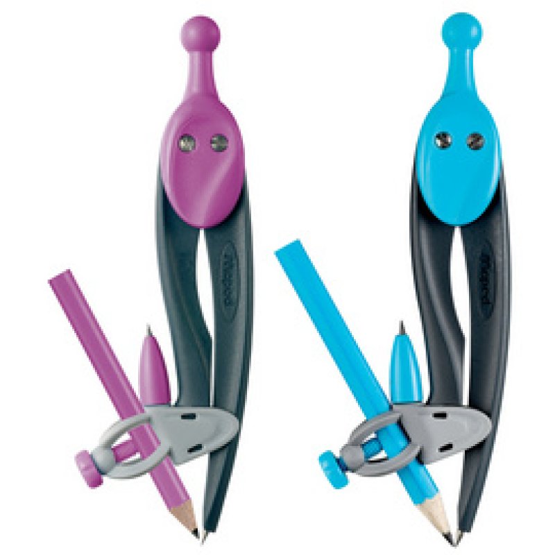 Maped Boîte de compas Graphic 360 degrés, avec anneau