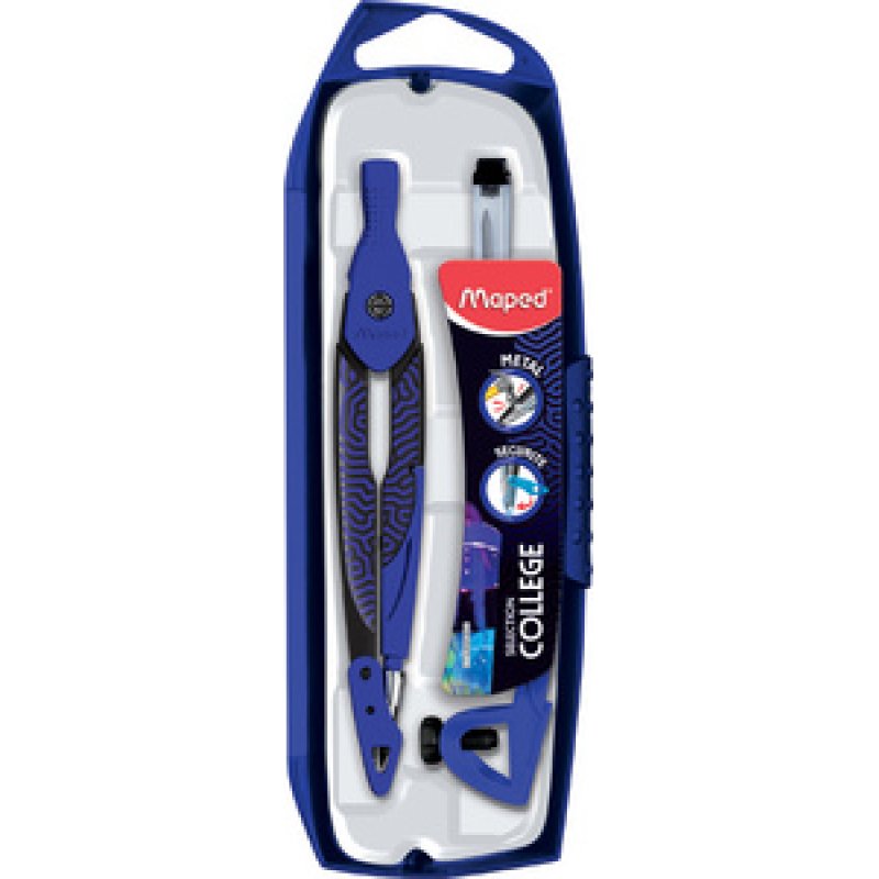 Maped Coffret compas COLLEGE DEEPSEA PARADISE, 3 pièces