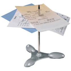 Maped Pique-notes lesté, socle et épingle en métal, argent