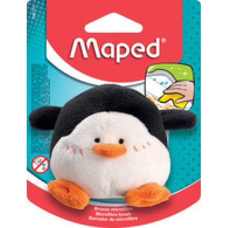 Maped Eponge pour tableau peluche "Pinguin", noir/blanc
